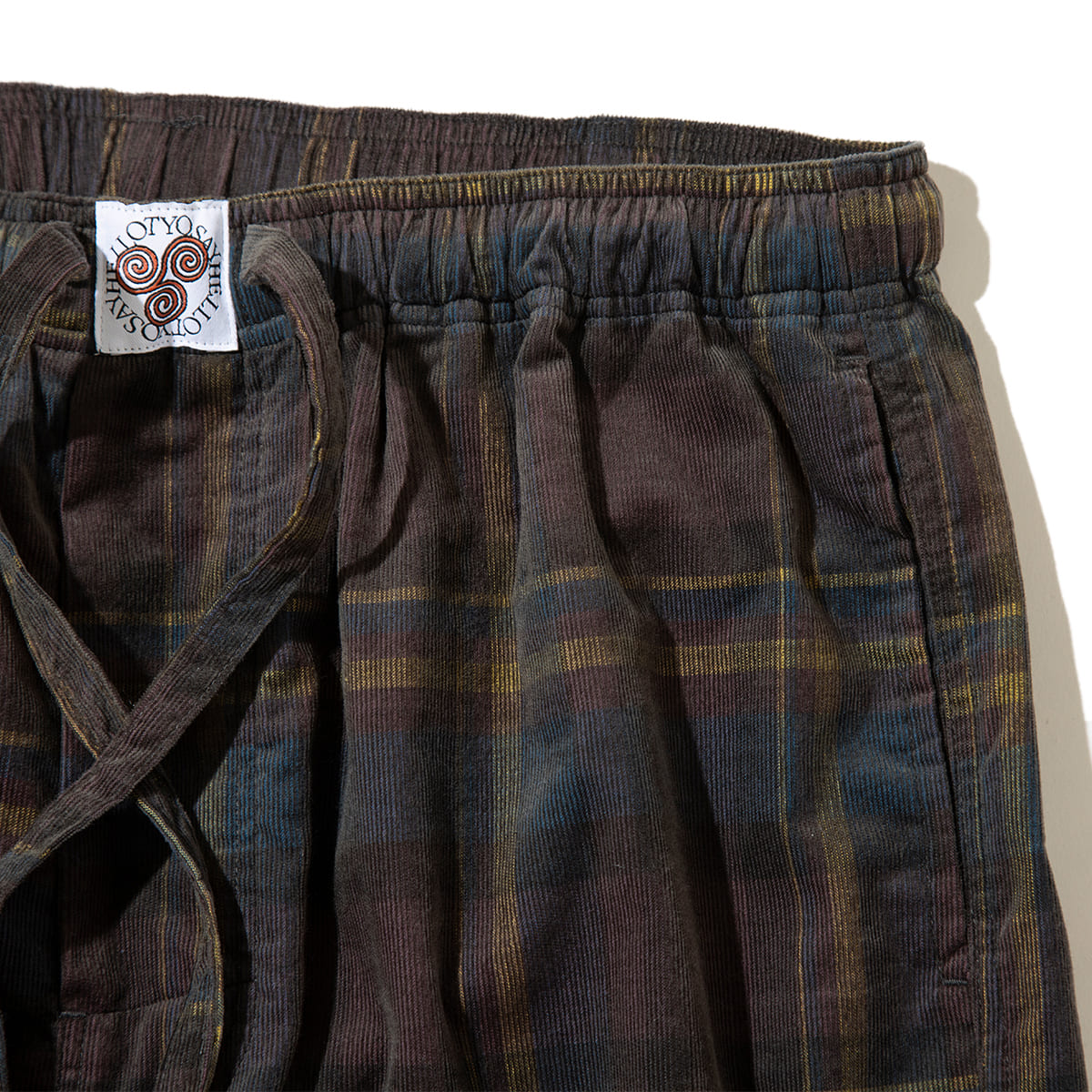 SAYHELLO Check Easy Pants セイハロー チェック イージーパンツ 26FW-D2-04【メンズ ワイドパンツ スラックス ゴム仕様 快適 26FW】