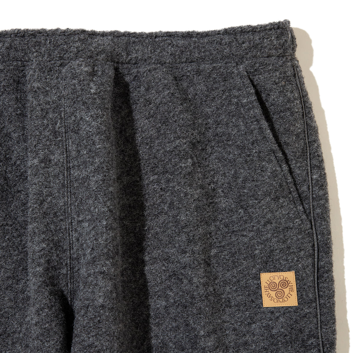 SAYHELLO Trip Wool Pants セイハロー トリップ ウール パンツ 26FW-D3-04【メンズ ワイドパンツ ニット フリース ドローコード仕様 トリップウール 26FW】