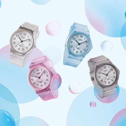 CASIO MQ-24S-7BJF カシオ MQ-24S-7BJF MQ-24S-7BJF【レディース 腕時計 スケルトンカラー 日常生活用防水機能 樹脂バンド 軽量 26FW】