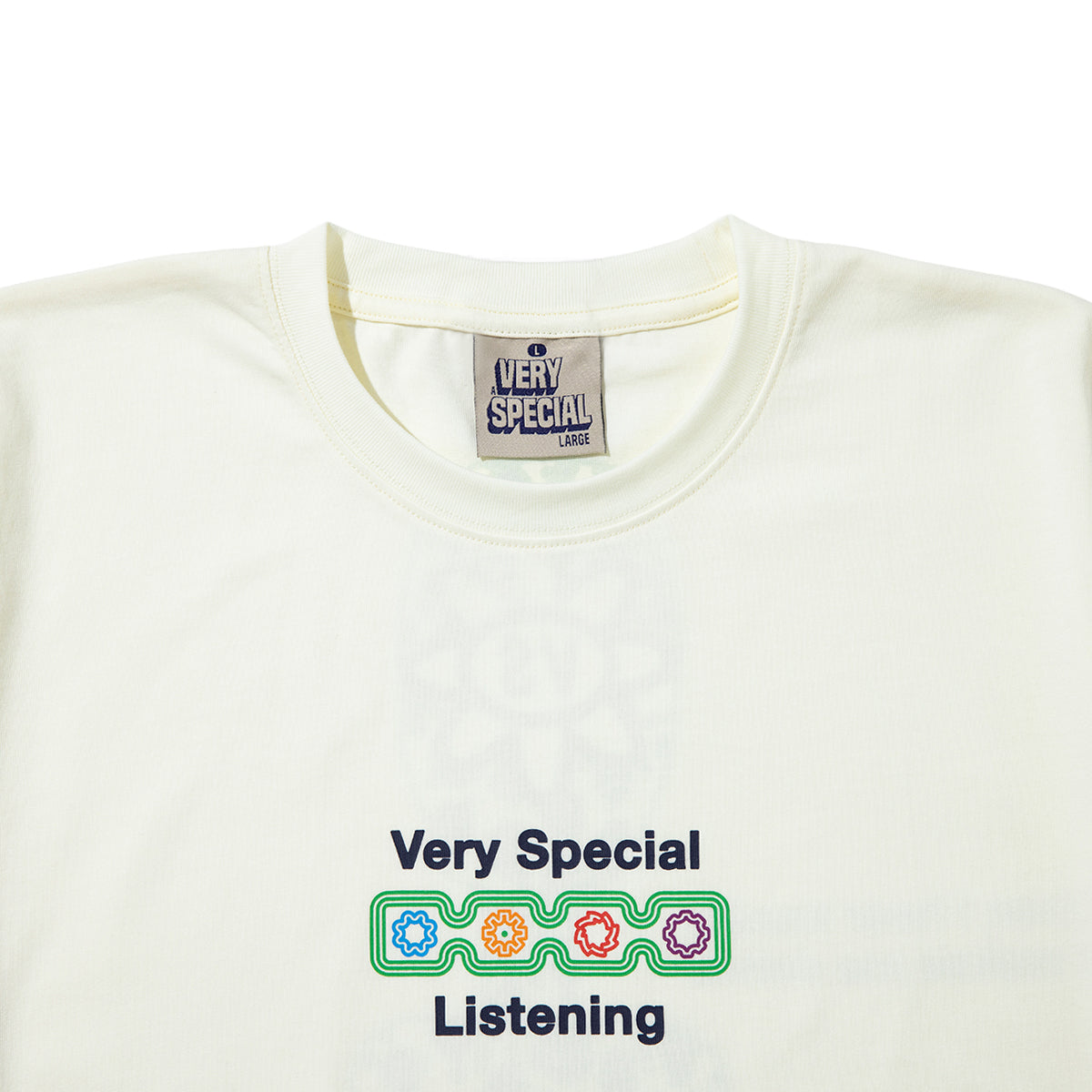 VERY SPECIAL Listening T-shirt ベリースペシャル リスニング Tシャツ VS26AW01000【メンズ 半袖Tシャツ グラフィックデザイン ストリート バックプリント 26FW】