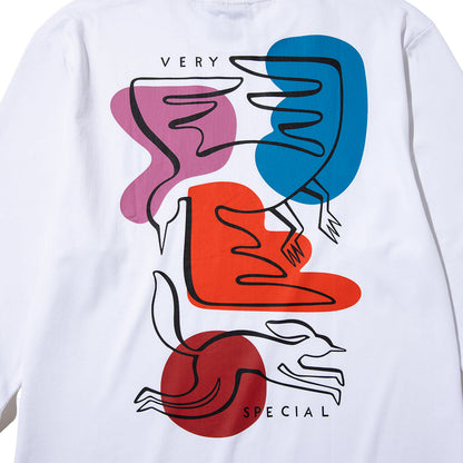 VERY SPECIAL Outside The Lines LS T-shirt  ベリースペシャル アウトサイド ザ ラインズ LS Tシャツ VS26SS00900【メンズ 長袖Tシャツ ロンT ストリートファッション デイリーユース 26FW】