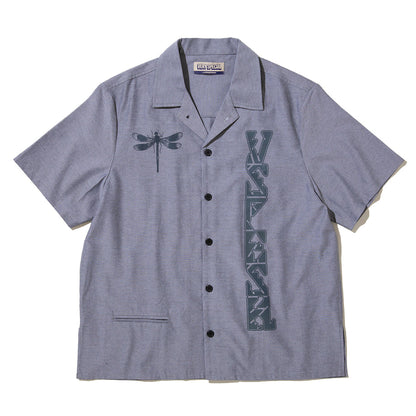 VERY SPECIAL GASIUS VSPESH 2.0 SS VACAY BUTTON DOWN ベリースペシャル ガシアス ブイスペッシュ 2.0 SS バケイ ボタンダウン VS26SS01800【メンズ ショートスリーブシャツ グラフィックシャツ オープンカラーシャツ 総柄デザイン 26FW】
