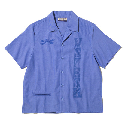 VERY SPECIAL GASIUS VSPESH 2.0 SS VACAY BUTTON DOWN ベリースペシャル ガシアス ブイスペッシュ 2.0 SS バケイ ボタンダウン VS26SS01800【メンズ ショートスリーブシャツ グラフィックシャツ 半袖シャツ カジュアルウェア 26FW】