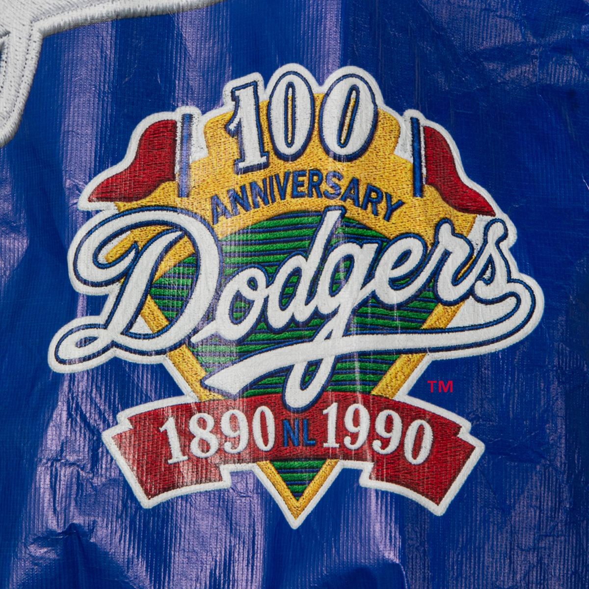 APPLEBUM “LA Dodgers” Tyvek Stadium Jacket アップルバム LAドジャース タイベック スタジアムジャケット ML2620601L【メンズ スタジアムジャケット スタジャン ブルゾン ライトアウター 軽量アウター Tyvek素材 26FW】