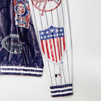 APPLEBUM "NY Yankees" Tyvek Stadium Jacket アップルバム ニューヨーク・ヤンキース タイベック スタジアムジャケット ML2620601Y【メンズ スタジアムジャケット スタジャン ブルゾン ライトアウター 軽量アウター Tyvek素材 26FW】