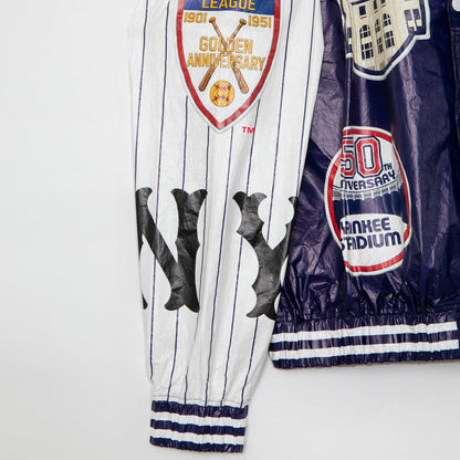 APPLEBUM "NY Yankees" Tyvek Stadium Jacket アップルバム ニューヨーク・ヤンキース タイベック スタジアムジャケット ML2620601Y【メンズ スタジアムジャケット スタジャン ブルゾン ライトアウター 軽量アウター Tyvek素材 26FW】