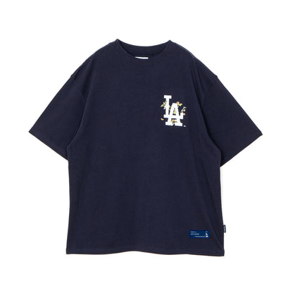APPLEBUM “LA Dodgers” Leaf Logo T-shirt アップルバム ロサンゼルス・ドジャース リーフロゴ Tシャツ ML2621101L【メンズ 半袖Tシャツ グラフィックTシャツ プリントTシャツ カットソー クルーネック 26FW】