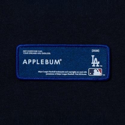 APPLEBUM “LA Dodgers” Leaf Logo T-shirt アップルバム ロサンゼルス・ドジャース リーフロゴ Tシャツ ML2621101L【メンズ 半袖Tシャツ グラフィックTシャツ プリントTシャツ カットソー クルーネック 26FW】