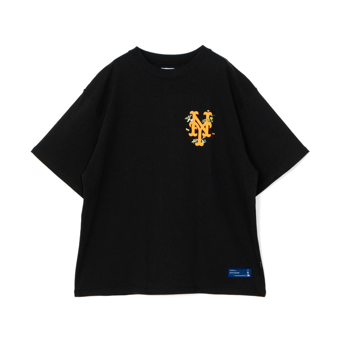 APPLEBUM "New York Mets” Leaf Logo T-shirt アップルバム ニューヨーク・メッツ リーフロゴ Tシャツ ML2621101M【メンズ 半袖Tシャツ グラフィックTシャツ プリントTシャツ カットソー クルーネック 26FW】