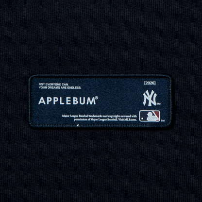 APPLEBUM “NY Yankees” Leaf Logo T-shirt アップルバム ニューヨーク・ヤンキース リーフロゴ Tシャツ ML2621101Y【メンズ 半袖Tシャツ グラフィックTシャツ プリントTシャツ カットソー クルーネック 26FW】