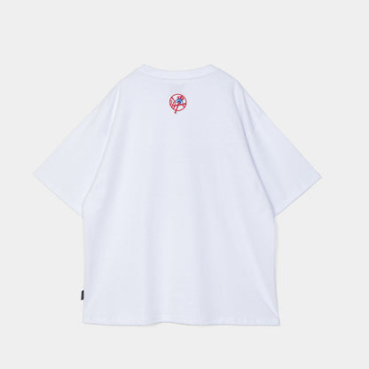 APPLEBUM “NY Yankees” Dynasty Logo T-shirt アップルバム NYヤンキース ダイナスティロゴ Tシャツ ML2621104Y【メンズ 半袖Tシャツ グラフィックTシャツ プリントTシャツ カットソー クルーネック 26FW】