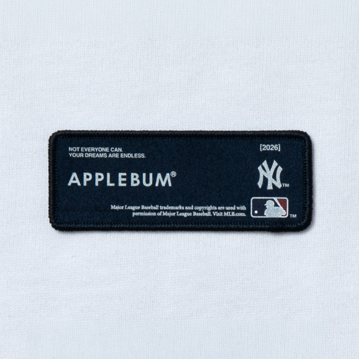 APPLEBUM “NY Yankees” Dynasty Logo T-shirt アップルバム NYヤンキース ダイナスティロゴ Tシャツ ML2621104Y【メンズ 半袖Tシャツ グラフィックTシャツ プリントTシャツ カットソー クルーネック 26FW】