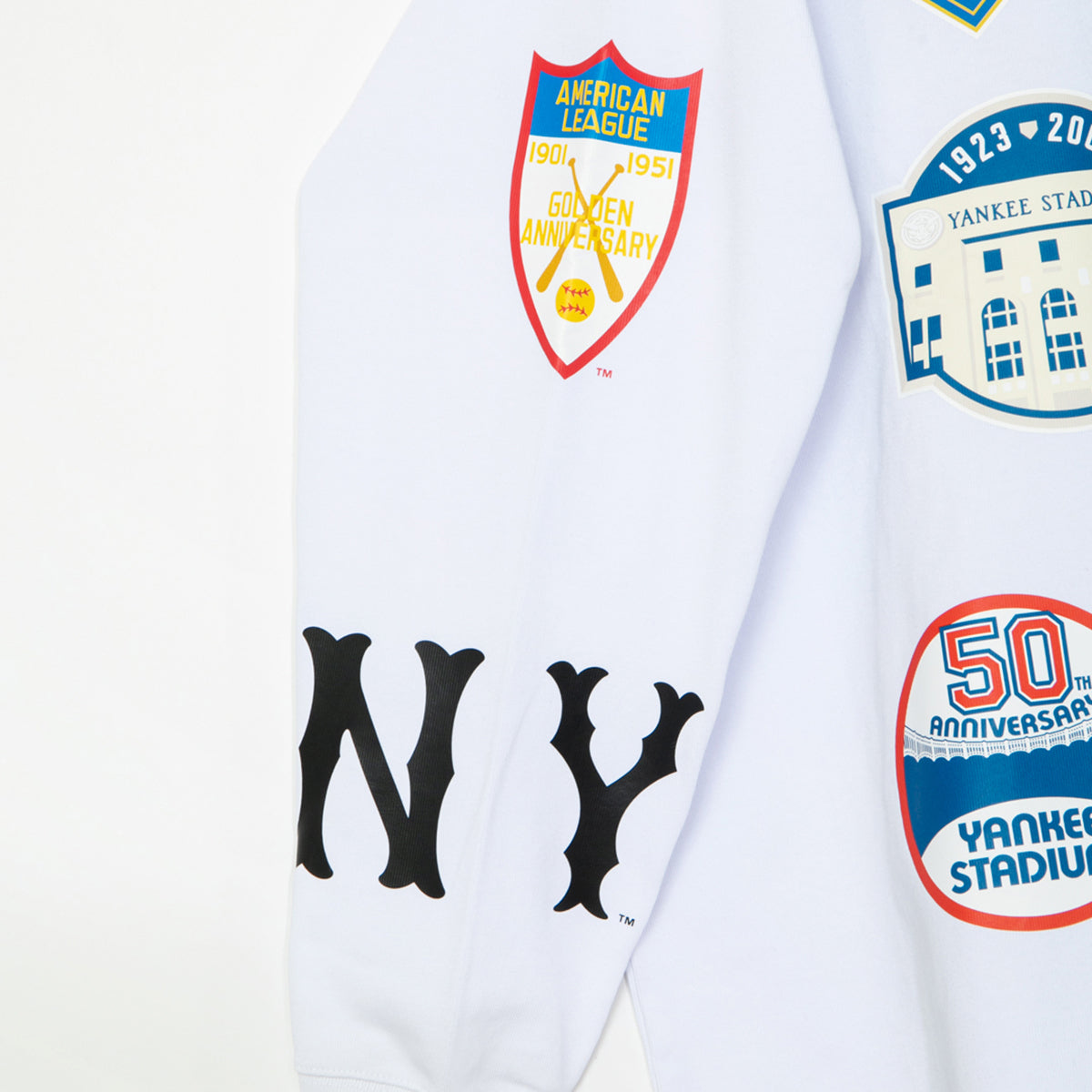 APPLEBUM "New York Yankees" Wappen L/S T-shirt アップルバム ニューヨーク・ヤンキース ワッペン ロングスリーブTシャツ ML2621105Y【メンズ ロングスリーブTシャツ 長袖Tシャツ ロンT グラフィックTシャツ プリントTシャツ 26FW】