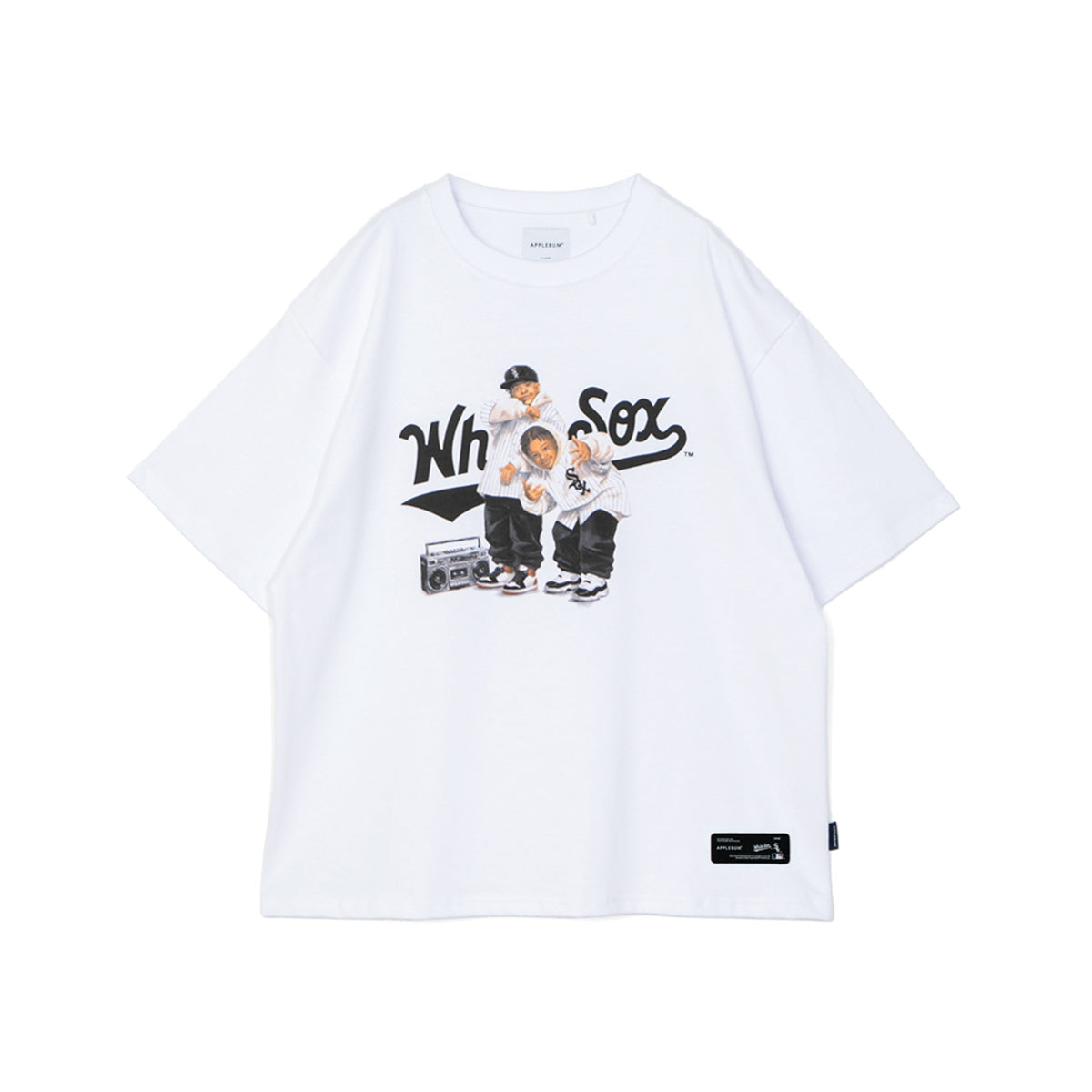 APPLEBUM WHITE SOX BOYZ” T-shirt アップルバム ホワイトソックス ボーイズ Tシャツ ML2621108W【メンズ 半袖Tシャツ グラフィックTシャツ プリントTシャツ カットソー クルーネック 26FW】