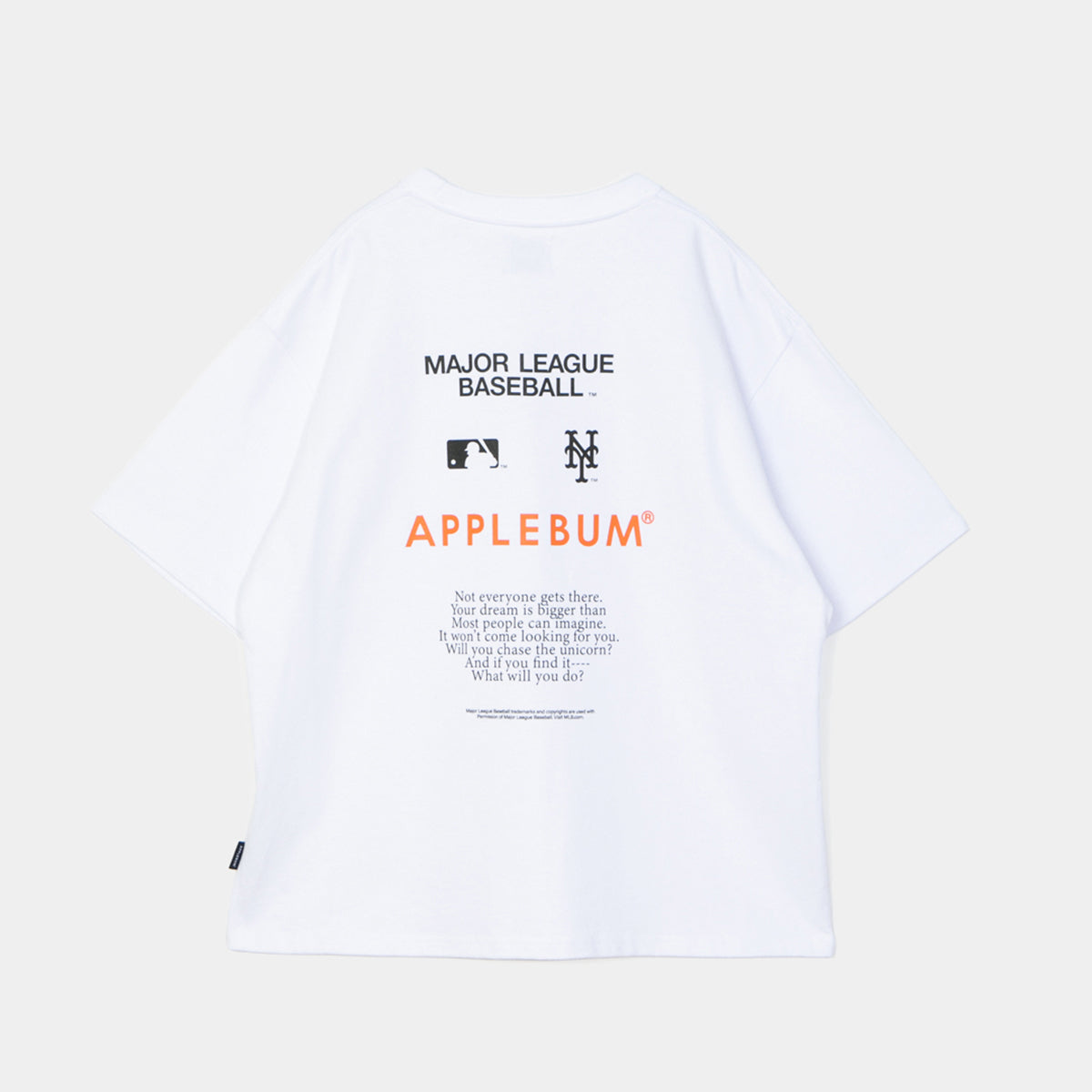 APPLEBUM “METS GIRL” T-shirt アップルバム メッツ ガール Tシャツ ML2621109M【メンズ 半袖Tシャツ グラフィックTシャツ プリントTシャツ カットソー クルーネック 26FW】