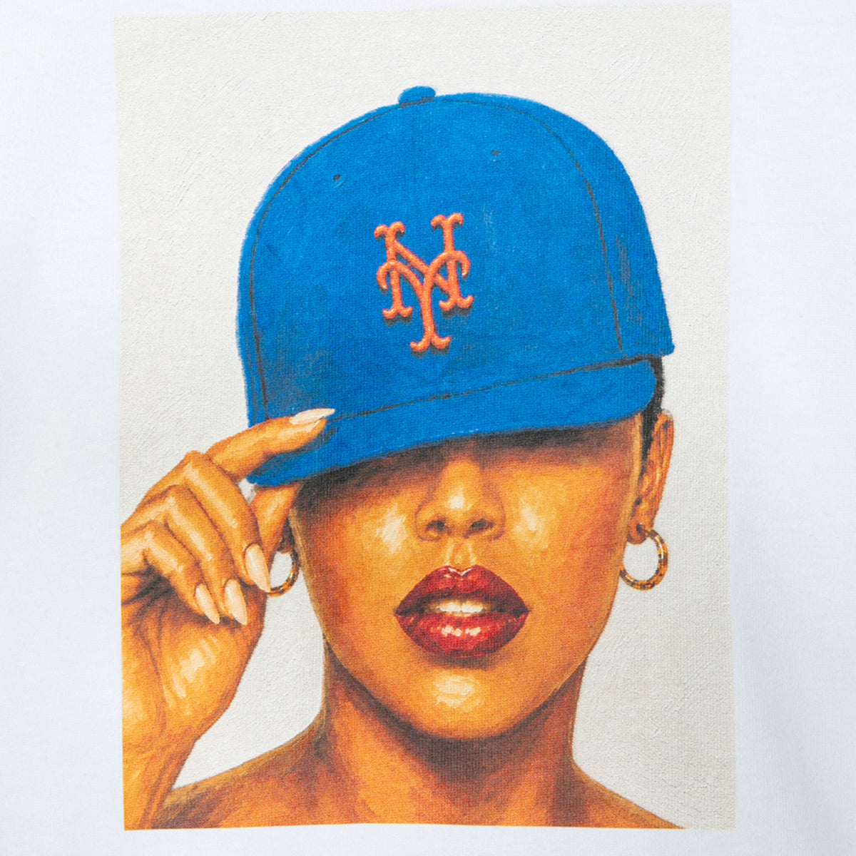 APPLEBUM “METS GIRL” T-shirt アップルバム メッツ ガール Tシャツ ML2621109M【メンズ 半袖Tシャツ グラフィックTシャツ プリントTシャツ カットソー クルーネック 26FW】