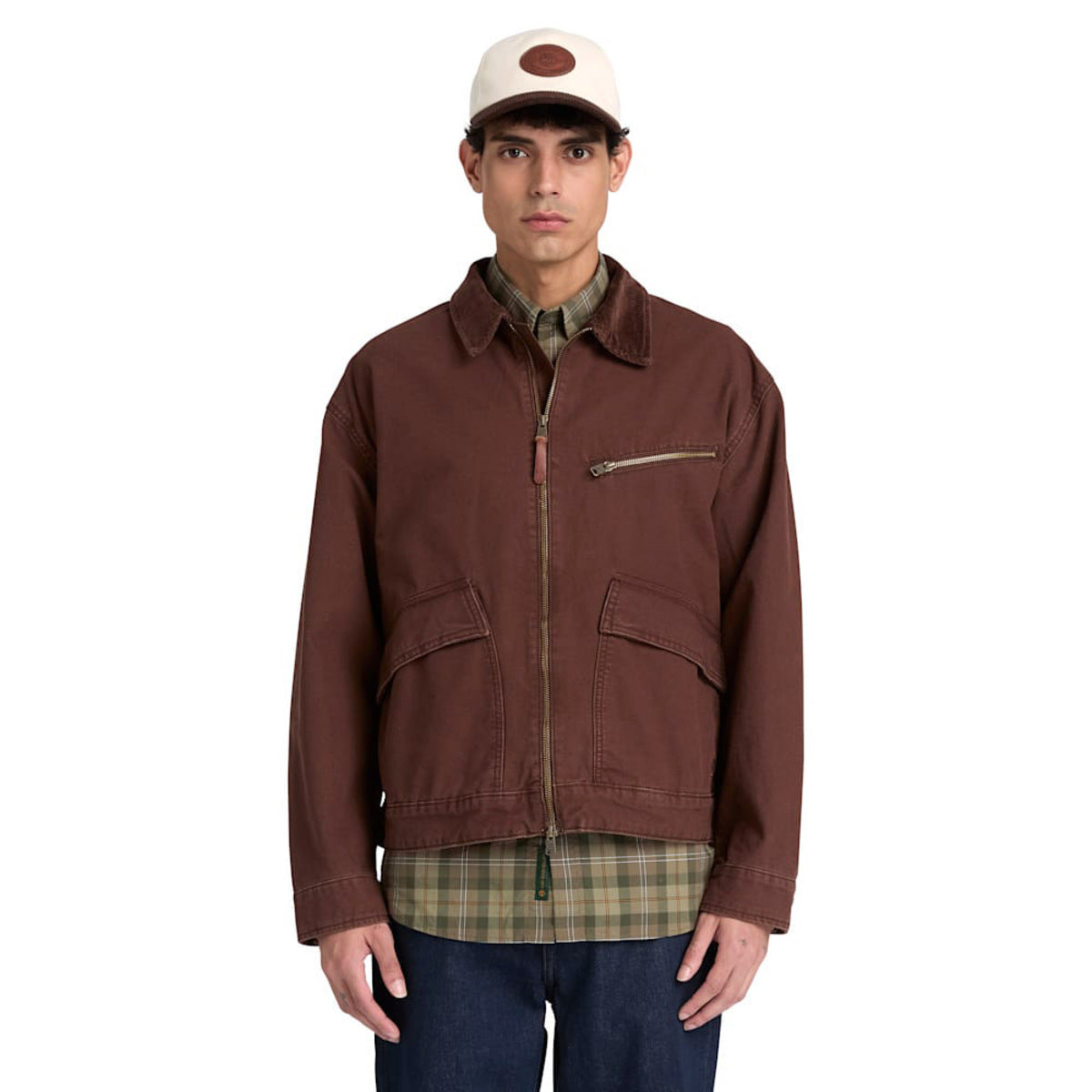 Timberland Canvas Jacket ティンバーランド キャンバス ジャケット A5T43【メンズ キャンバスジャケット コットンジャケット アウター ダブルジップ 26FW】