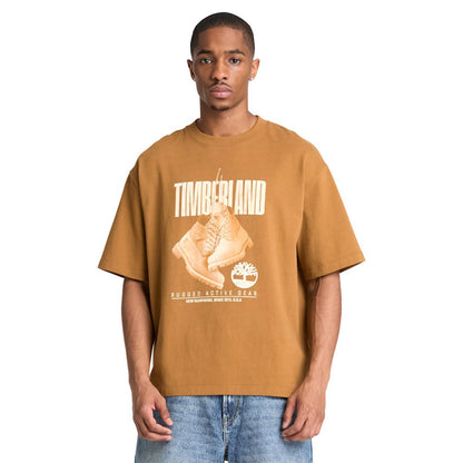 Timberland Graphic T-Shirt ティンバーランド グラフィック Tシャツ A5TH7【メンズ 半袖Tシャツ オーガニックコットンTシャツ リラックスフィット 26FW】