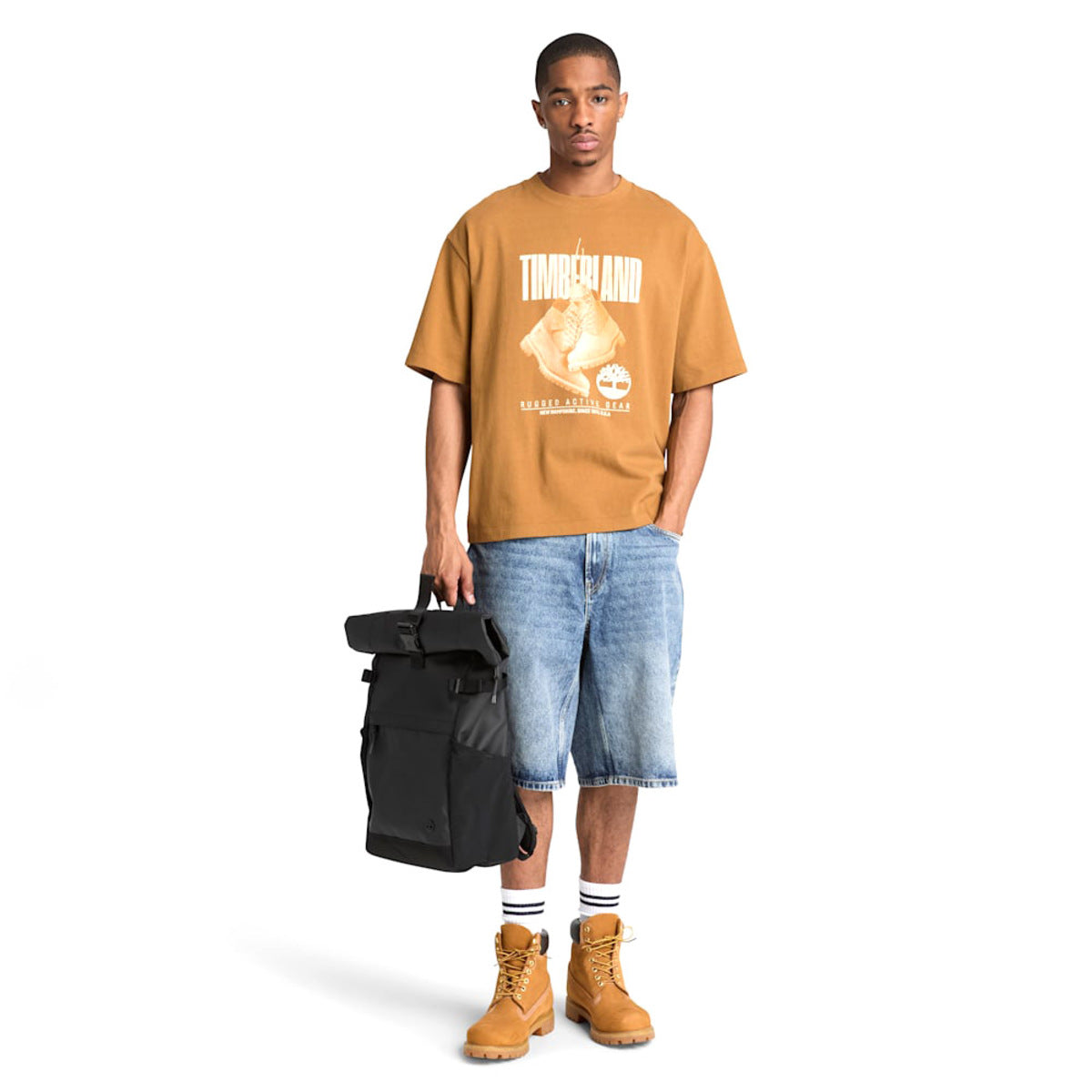 Timberland Graphic T-Shirt ティンバーランド グラフィック Tシャツ A5TH7【メンズ 半袖Tシャツ オーガニックコットンTシャツ リラックスフィット 26FW】