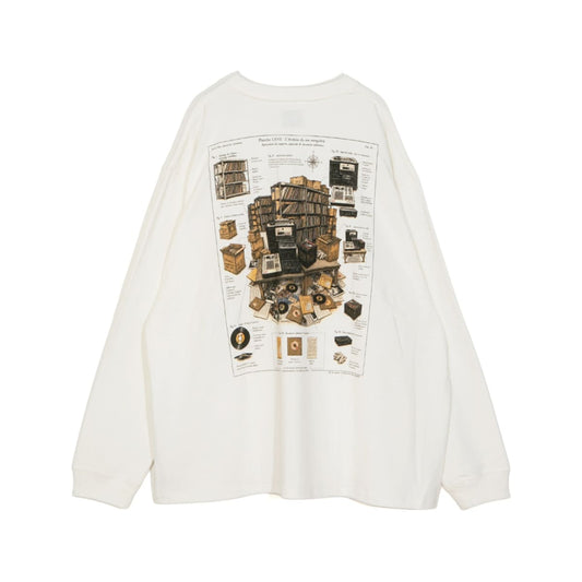 APPLEBUM ”THE SCIENCE OF THE BREAKS” L/S T-SHIRT アップルバム ザ サイエンス オブ ザ ブレイクス ロングスリーブ Tシャツ EA2621110【メンズ グラフィックTシャツ ロングスリーブTシャツ ビートメイキング サンプリングカルチャー 26FW】