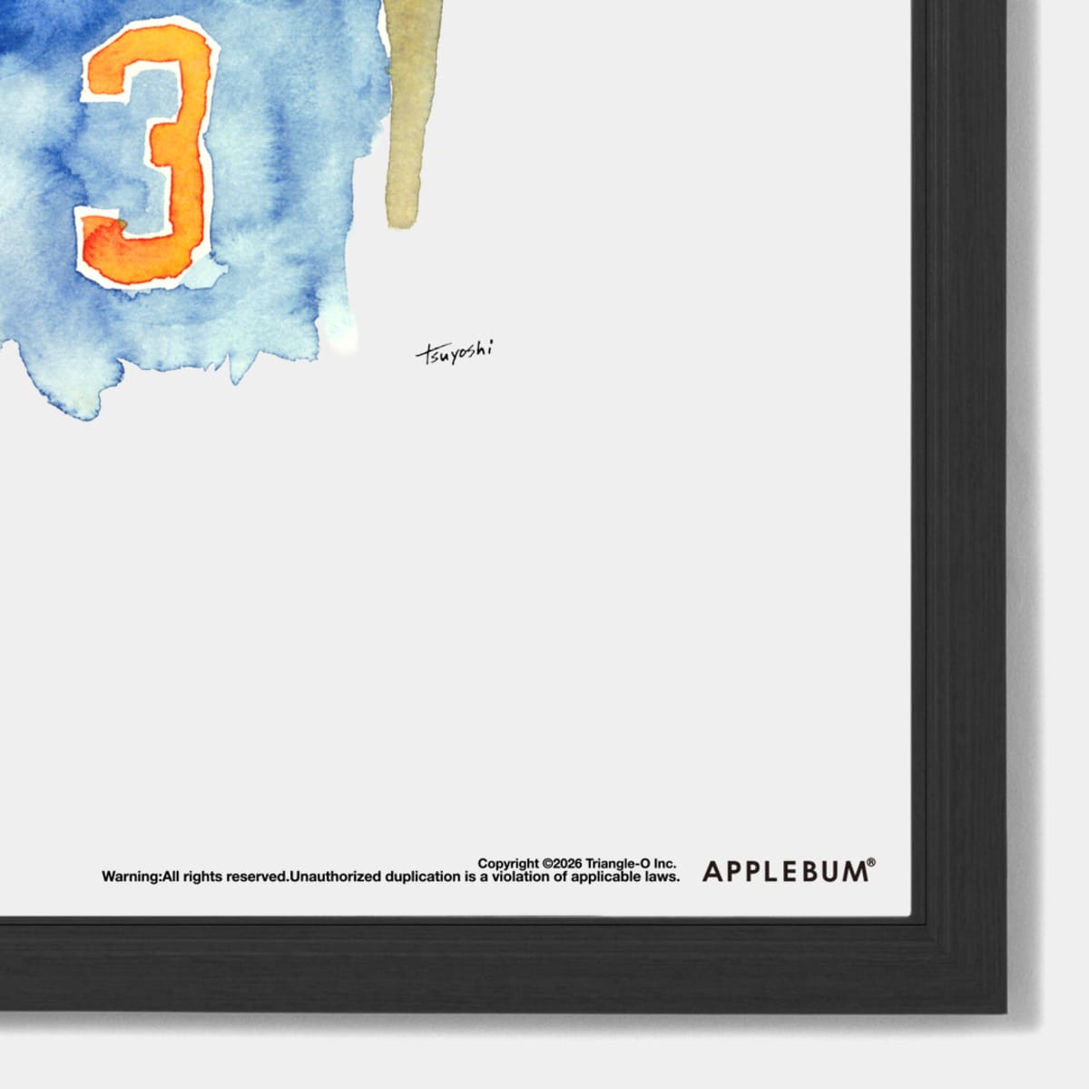 APPLEBUM “New York” A1 Poster アップルバム ニューヨーク A1ポスター TY2621001【メンズ A1ポスター 水彩画 バスケットボール カルチャー インテリア 26FW】