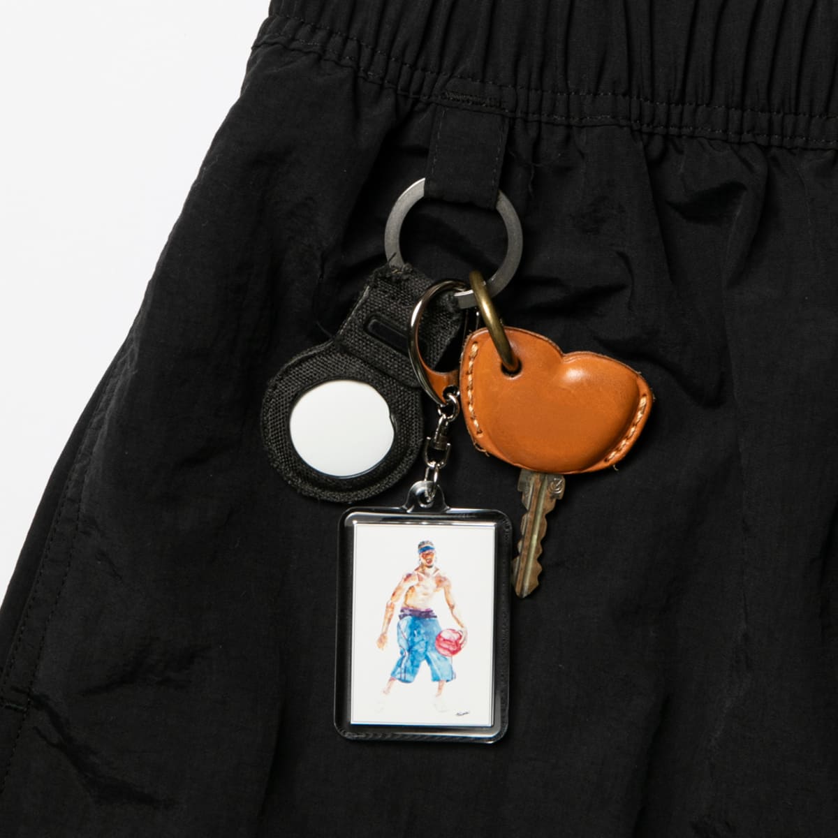 APPLEBUM “Philadelphia” Keyholder アップルバム フィラデルフィア キーホルダー TY2621004【メンズ アクリルキーホルダー 水彩画 バスケットボール アクセサリー 26FW】