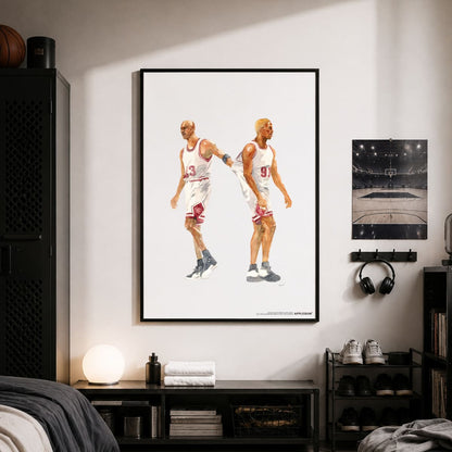 APPLEBUM “Chicago” A1 Poster アップルバム シカゴ A1ポスター TY2611007【メンズ ポスター A1 水彩画 バスケットボール インテリア 26FW】