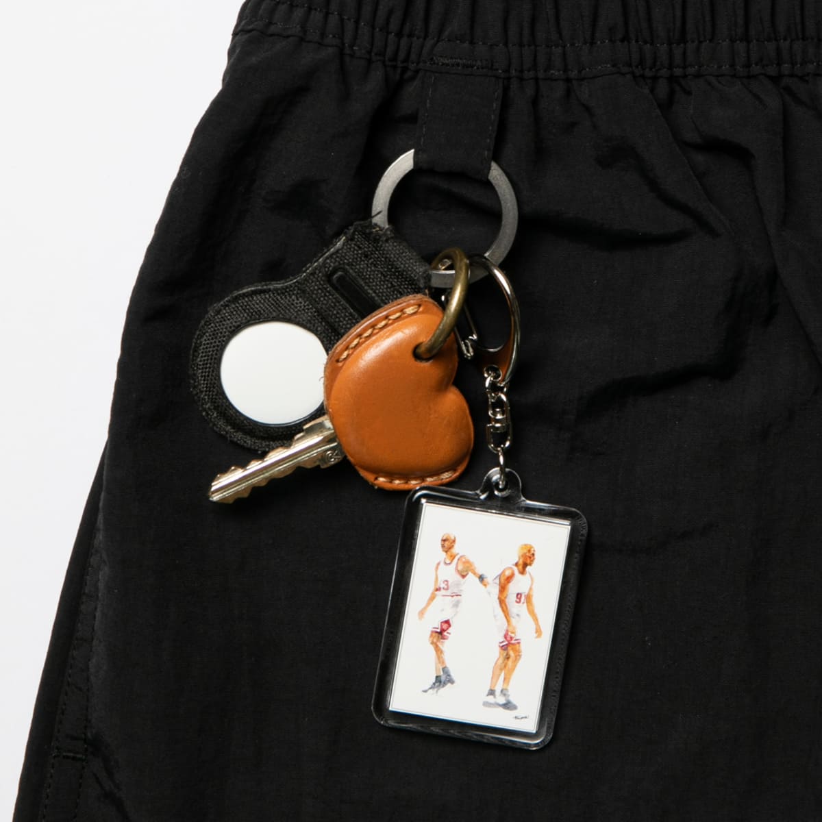 APPLEBUM “Chicago” Keyholder アップルバム シカゴ キーホルダー TY2611008【メンズ アクリルキーホルダー 水彩画 バスケットボール アクセサリー 26FW】
