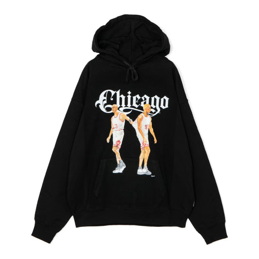 APPLEBUM “Chicago” Hoodie アップルバム シカゴ フーディー TY2620404【メンズ グラフィックフーディー パーカー 水彩画 裏パイル生地 ストリート 26FW】