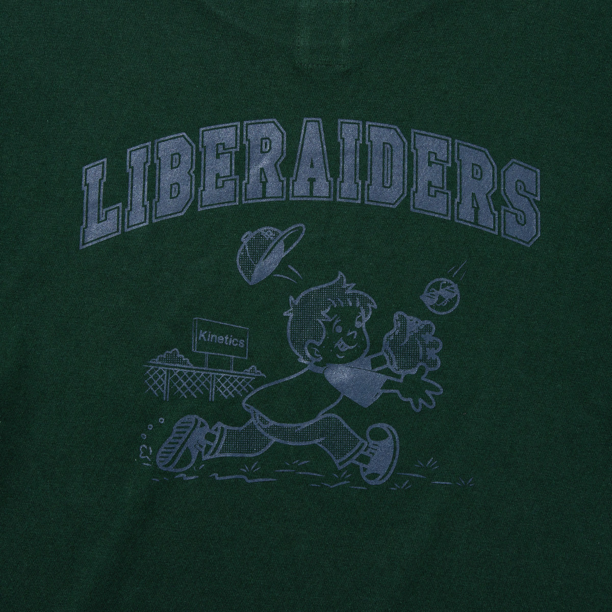 Liberaiders LR BASEBALL TEE FOR KINETICS リベレイダース LRベースボールTシャツ フォー キネティクス 726012620【メンズ グラフィックTシャツ プリントTシャツ 半袖Tシャツ ストリートファッション 26FW】