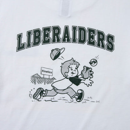 Liberaiders LR BASEBALL TEE FOR KINETICS リベレイダース LRベースボールTシャツ フォー キネティクス 726012620【メンズ グラフィックTシャツ プリントTシャツ 半袖Tシャツ ストリートファッション 26FW】