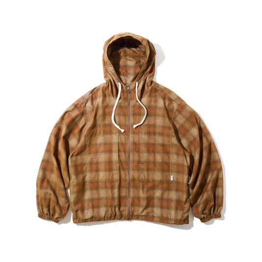 Diaspora skateboards Hooded Corduroy Shirt ディアスポラ スケートボード フーデッド コーデュロイ シャツ DSP-26AW-SH03【メンズ シャツジャケット オーバーシャツ チェック柄 ポケット付き 26FW】