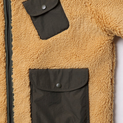 Liberaiders UTILITY PILE FLEECE ZIP JACKET リベレイダース ユーティリティ パイル フリース ジップ ジャケット 730102603【メンズ パイルフリース ジャケット 襟付き フリースアウター 26FW】