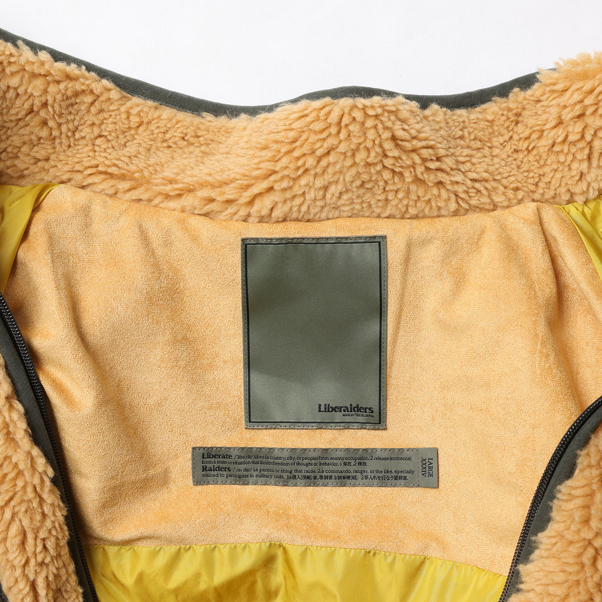 Liberaiders UTILITY PILE FLEECE ZIP JACKET リベレイダース ユーティリティ パイル フリース ジップ ジャケット 730102603【メンズ パイルフリース ジャケット 襟付き フリースアウター 26FW】