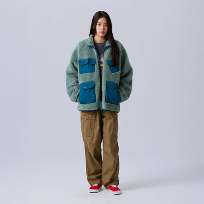 Liberaiders UTILITY PILE FLEECE ZIP JACKET リベレイダース ユーティリティ パイル フリース ジップ ジャケット 730102603【メンズ パイルフリース ジャケット 襟付き フリースアウター 26FW】