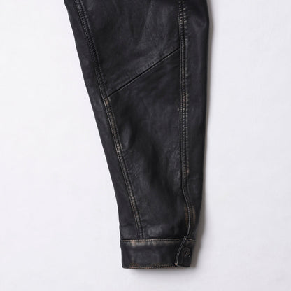 Liberaiders WASHED LEATHER JACKET リベレイダース ウォッシュド レザー ジャケット 730132603【メンズ レザージャケット 羊革 ヴィンテージライク ウォッシュ加工 26FW】