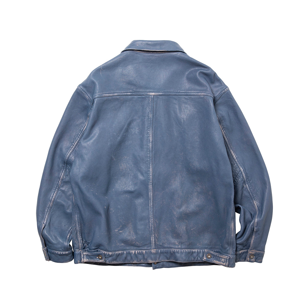 Liberaiders WASHED LEATHER JACKET リベレイダース ウォッシュド レザー ジャケット 730132603【メンズ レザージャケット 羊革 ヴィンテージライク ウォッシュ加工 26FW】