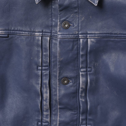 Liberaiders WASHED LEATHER JACKET リベレイダース ウォッシュド レザー ジャケット 730132603【メンズ レザージャケット 羊革 ヴィンテージライク ウォッシュ加工 26FW】
