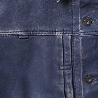 Liberaiders WASHED LEATHER JACKET リベレイダース ウォッシュド レザー ジャケット 730132603【メンズ レザージャケット 羊革 ヴィンテージライク ウォッシュ加工 26FW】