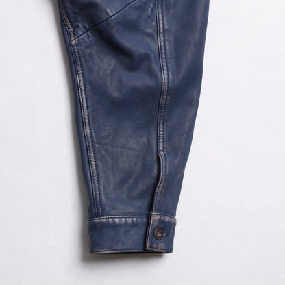 Liberaiders WASHED LEATHER JACKET リベレイダース ウォッシュド レザー ジャケット 730132603【メンズ レザージャケット 羊革 ヴィンテージライク ウォッシュ加工 26FW】