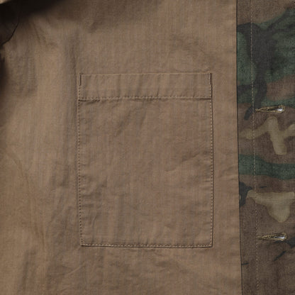 Liberaiders HANDWRITING CAMO COACH JACKET リベレイダース ハンドライティング カモ コーチ ジャケット 730142603【メンズ コーチジャケット 迷彩柄 グラフィック ヴィンテージ風 26FW】
