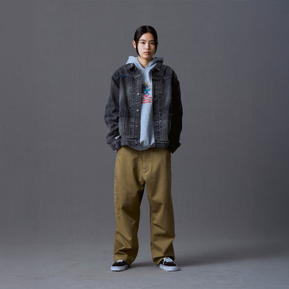 Liberaiders DAMAGED DENIM TRUCKER JACKET リベレイダース ダメージド デニム トラッカー ジャケット 730152603【メンズ デニムジャケット  ヴィンテージ ダメージ加工 カジュアル 13.5oz 26FW】