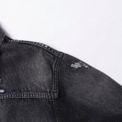 Liberaiders DAMAGED DENIM TRUCKER JACKET リベレイダース ダメージド デニム トラッカー ジャケット 730152603【メンズ デニムジャケット  ヴィンテージ ダメージ加工 カジュアル 13.5oz 26FW】