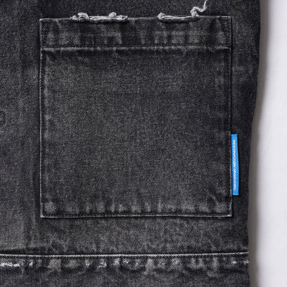 Liberaiders DAMAGED DENIM TRUCKER JACKET リベレイダース ダメージド デニム トラッカー ジャケット 730152603【メンズ デニムジャケット  ヴィンテージ ダメージ加工 カジュアル 13.5oz 26FW】