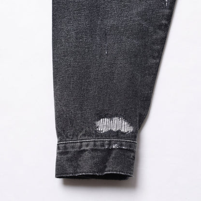 Liberaiders DAMAGED DENIM TRUCKER JACKET リベレイダース ダメージド デニム トラッカー ジャケット 730152603【メンズ デニムジャケット  ヴィンテージ ダメージ加工 カジュアル 13.5oz 26FW】