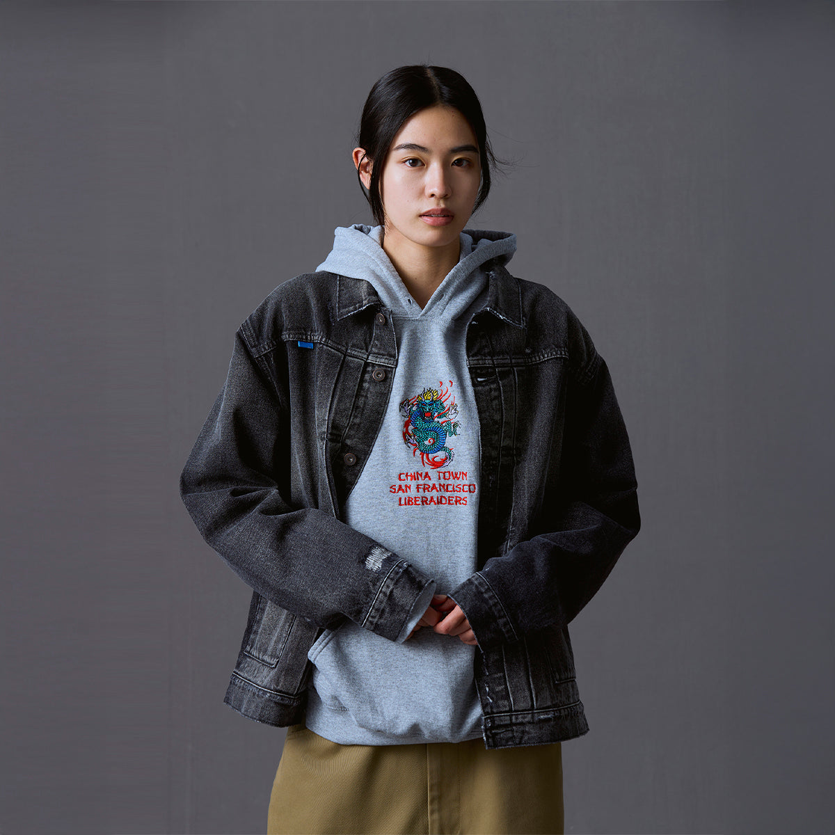 Liberaiders DAMAGED DENIM TRUCKER JACKET リベレイダース ダメージド デニム トラッカー ジャケット 730152603【メンズ デニムジャケット  ヴィンテージ ダメージ加工 カジュアル 13.5oz 26FW】