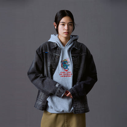 Liberaiders DAMAGED DENIM TRUCKER JACKET リベレイダース ダメージド デニム トラッカー ジャケット 730152603【メンズ デニムジャケット  ヴィンテージ ダメージ加工 カジュアル 13.5oz 26FW】