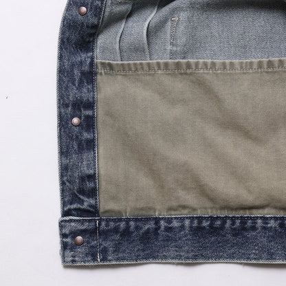 Liberaiders DAMAGED DENIM TRUCKER JACKET リベレイダース ダメージド デニム トラッカー ジャケット 730152603【メンズ デニムジャケット  ヴィンテージ ダメージ加工 カジュアル 13.5oz 26FW】