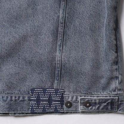 Liberaiders DAMAGED DENIM TRUCKER JACKET リベレイダース ダメージド デニム トラッカー ジャケット 730152603【メンズ デニムジャケット  ヴィンテージ ダメージ加工 カジュアル 13.5oz 26FW】