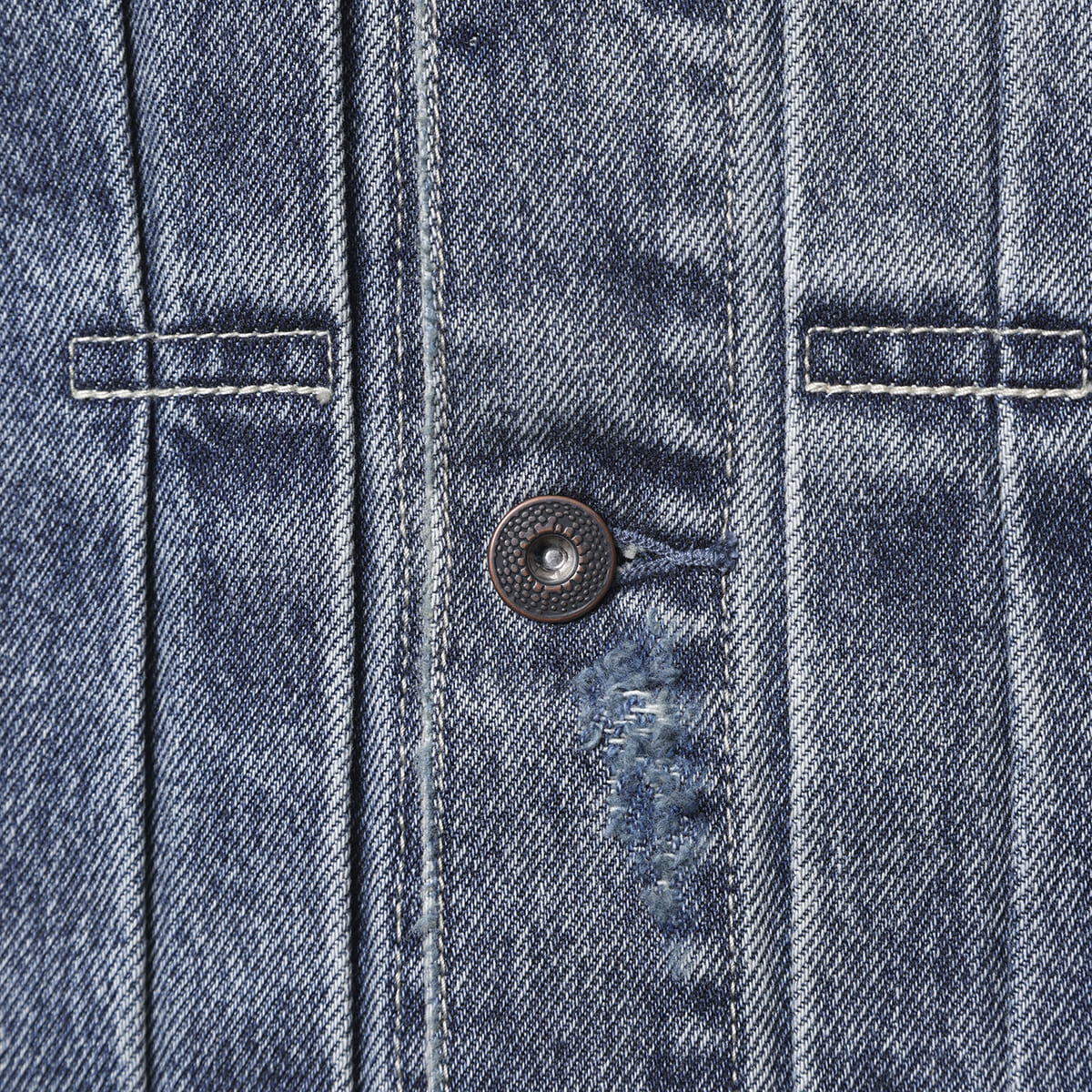 Liberaiders DAMAGED DENIM TRUCKER JACKET リベレイダース ダメージド デニム トラッカー ジャケット 730152603【メンズ デニムジャケット  ヴィンテージ ダメージ加工 カジュアル 13.5oz 26FW】